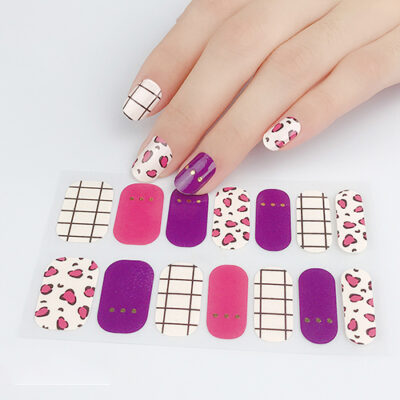 Waterproof nail wrap sticker XZX-3057 nail art design, Auckland NZ