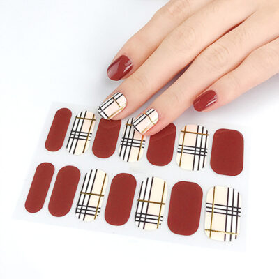 Waterproof nail wrap sticker XZX-3058 nail art design, Auckland NZ