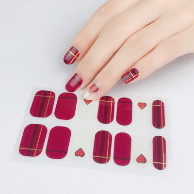 XZX-3062 Waterproof nail wrap sticker XZX-3062 nail art design, Auckland NZ