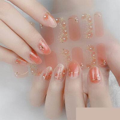 XZX-3120 Waterproof nail wrap sticker XZX-3120 nail art design, Auckland NZ