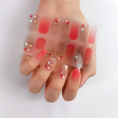 XZX-3450 Waterproof nail wrap sticker XZX-3450 nail art design, Auckland NZ