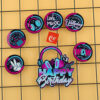 tiktok theme happy birthday cake topper2