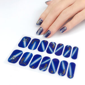 Waterproof nail wrap sticker XZ-086 nail art design, Auckland NZ