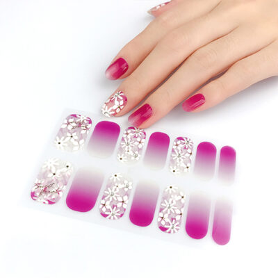 Waterproof nail wrap sticker XZ-088 nail art design, Auckland NZ