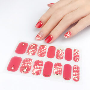 Waterproof nail wrap sticker XZ-089 nail art design, Auckland NZ