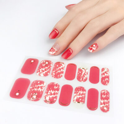 Waterproof nail wrap sticker XZ-089 nail art design, Auckland NZ