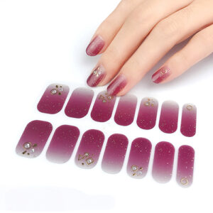 Waterproof nail wrap sticker XZ-091 nail art design, Auckland NZ
