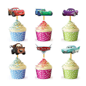 Cars party cake toppers 24 pieces, Auckland NZ