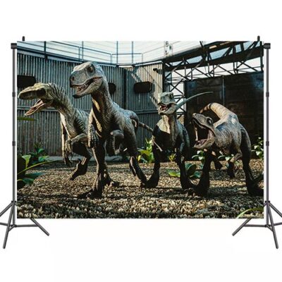 Jurassic Park party wall background decoration 150x100cm, Auckland NZ