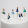 Frozen theme cake topper 24pcs Frozen theme cake toppers 24 pieces 6 designs, Auckland NZ