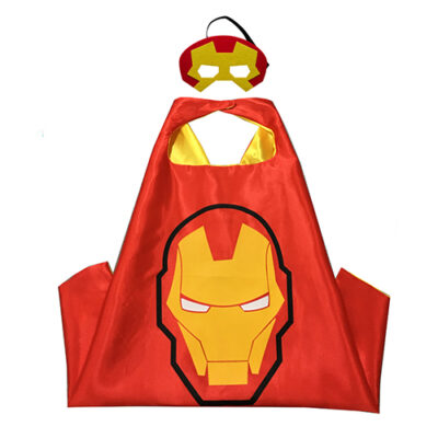 Iron Man costume cape and mask cotton kids, Auckland NZ