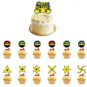 Ninja Party Cake toppers