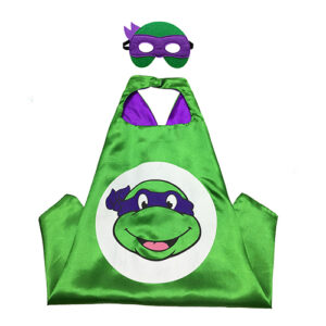 Donatello Ninja Turtles cape and mask purple cotton kids, Auckland NZ