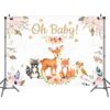 Oh Baby baby shower wall background decoration 150x100cm, Auckland NZ