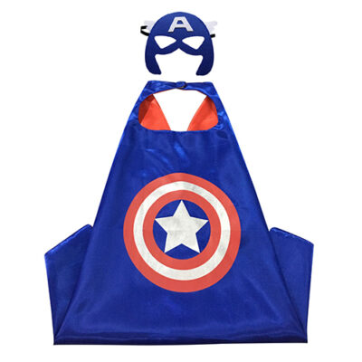 Captain America cape and mask cotton kids costume, Auckland NZ