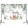 gener reveal party We can bearly wait wallpaper We Can Bearly Wait baby shower wall background decoration 150x100cm, Auckland NZ