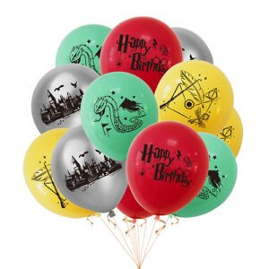 Harry Potter party balloon package 12 pieces 12 inch helium quality, Auckland NZ