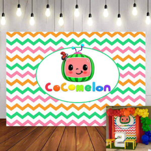 Cocomelon party wall background decoration 150x100cm, Auckland NZ