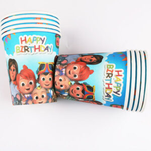 Cocomelon party paper cups 266ml 10 pieces, Auckland NZ
