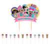 LOL Suprise happy birthdya cake topper 13pcs LOL Surprise birthday cake topper set B 13 pieces, Auckland NZ