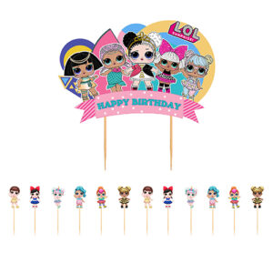 LOL Surprise birthday cake topper set B 13 pieces, Auckland NZ
