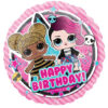 45cm Standard HX LOL Surprise Happy Birthday S60 LOL Surprise Happy Birthday foil balloon 45cm helium quality, Auckland NZ
