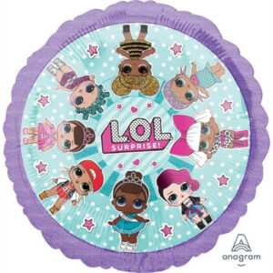 LOL Surprise standard foil balloon 45cm helium quality, Auckland NZ