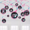 TikTok party hanging swirl decorations 12 pieces 12cm, Auckland NZ