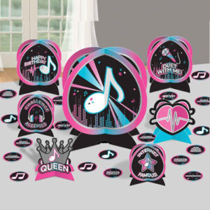 TikTok birthday party table decorating kit centrepieces 30cm 17cm 11cm, Auckland NZ