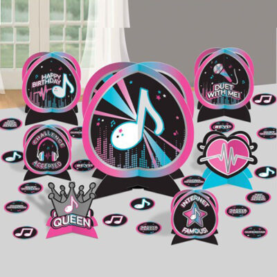 Tiktok table decorating kit TikTok birthday party table decorating kit centrepieces 30cm 17cm 11cm, Auckland NZ