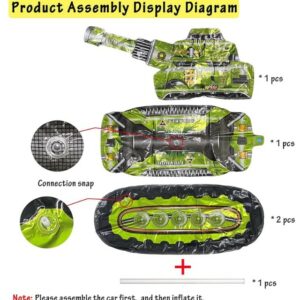 4D Military Army Tank Foil Balloon