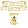 Happy Bee Day Birthday Banner Happy Bee birthday party Happy Birthday banner, Auckland NZ