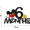Mickey Mouse 6 months cake topper