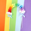 Rainbow Arch Cottonball cake topper