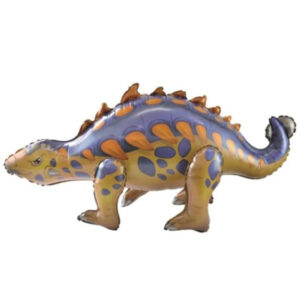 Standing Airz Ankylosaurus foil balloon 45x100x37cm self-standing, Auckland NZ