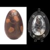 Dianosaur egg Chocolate Mould 3D patterned dinosaur egg chocolate mould 150x116x76mm, Auckland NZ