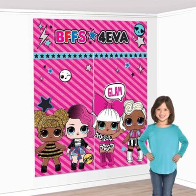 LOL Surprise Together 4EVA scene setter wall decorating kit, Auckland NZ