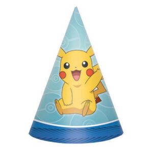 Pokémon Core cone party hats paper, Auckland NZ
