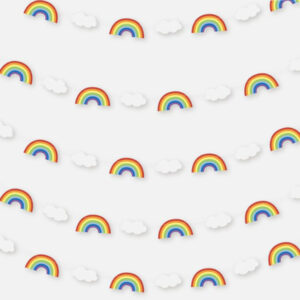Kids party room rainbow backdrop decoration 2.5m, Auckland NZ
