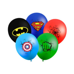 uperhero party balloons 6pcs package