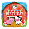 Birthday Barnyard foil balloon 18 inch helium quality, Auckland NZ