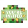 Minecraft party postcard invitations 8 pieces, Auckland NZ