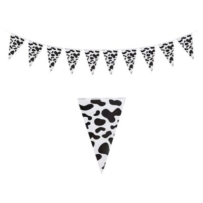 Farm Fun birthday party triangle flag banner pennant, Auckland NZ