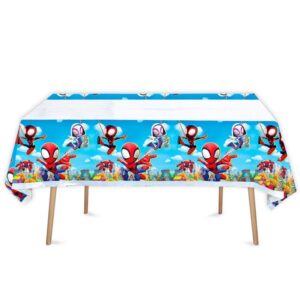 Spiderman theme party table cover 180x108cm, Auckland NZ