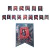 spiderman happy birthday banner Spiderman birthday theme Happy Birthday banner 15 pieces 13x17cm, Auckland NZ