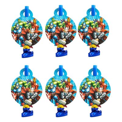 superhero party blowouts Superhero party blowouts 7x12cm 6 pieces, Auckland NZ