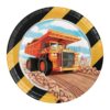 Construction party plates 18cm diameter 8 pieces, Auckland NZ