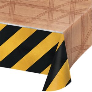 Construction party tablecover 137x259cm, Auckland NZ