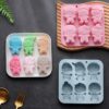 Gingerbread man silicone candy mould 14.9x14.9cm random colour, Auckland NZ