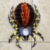 Halloween Spider decoration Halloween black orange paper spider decoration, party Auckland NZ